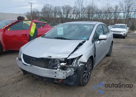 2015 Honda Civic Ex from USA, damaged, VIN 19XFB2F83FE043518